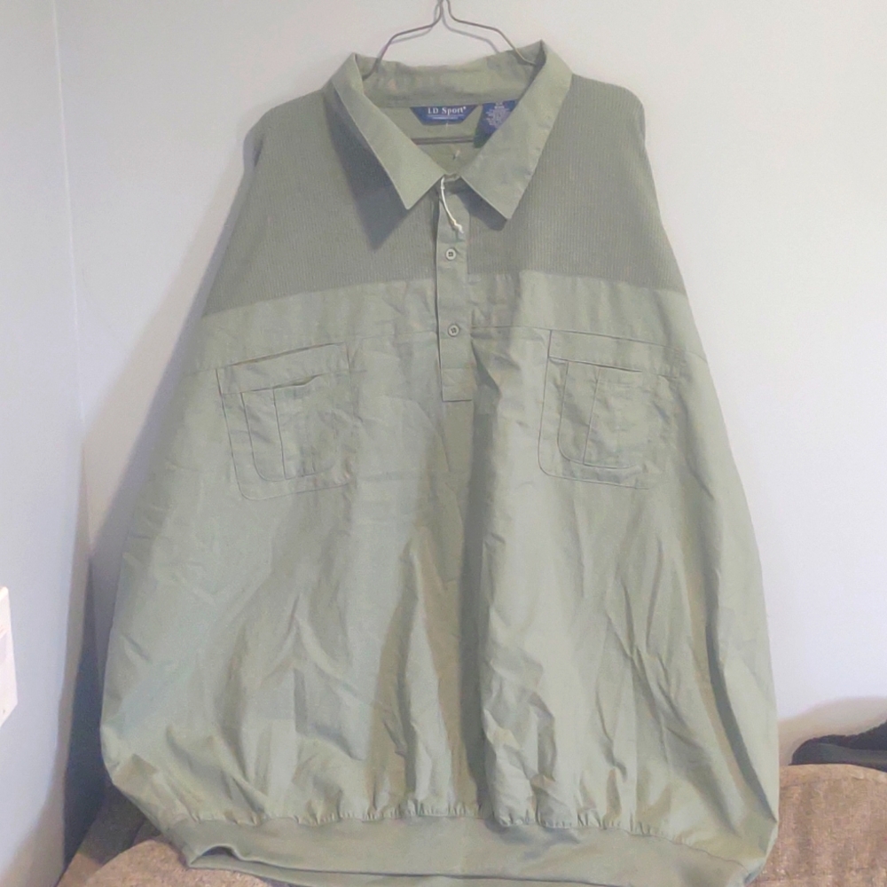 Nwot LD Sport International Short Sleeve Polo Men's Shirt Size 6x 4 pockets